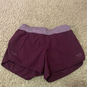 Purple shorts
